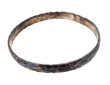 PCJ Sterling Silver Ivy Bangle Bracelet 22.6 G