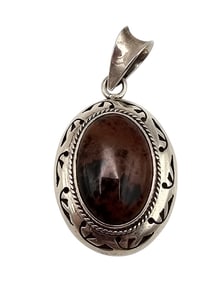 CII Mexico Jasper Sterling Silver Pendant 20 G