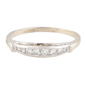 SPCO Diamond 14K Gold Cocktail Ring Size 7.25