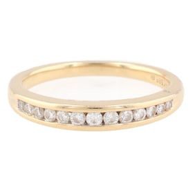 Diamond 14K Gold Ring Size 6.5
