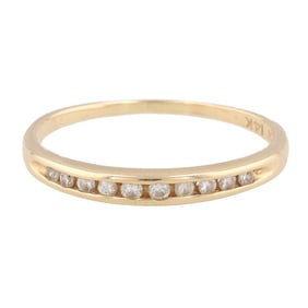 Diamond 14K Gold Ring Size 7