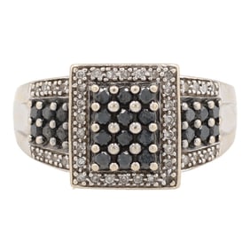 Sapphire 14K White Gold Ring Size 6.75
