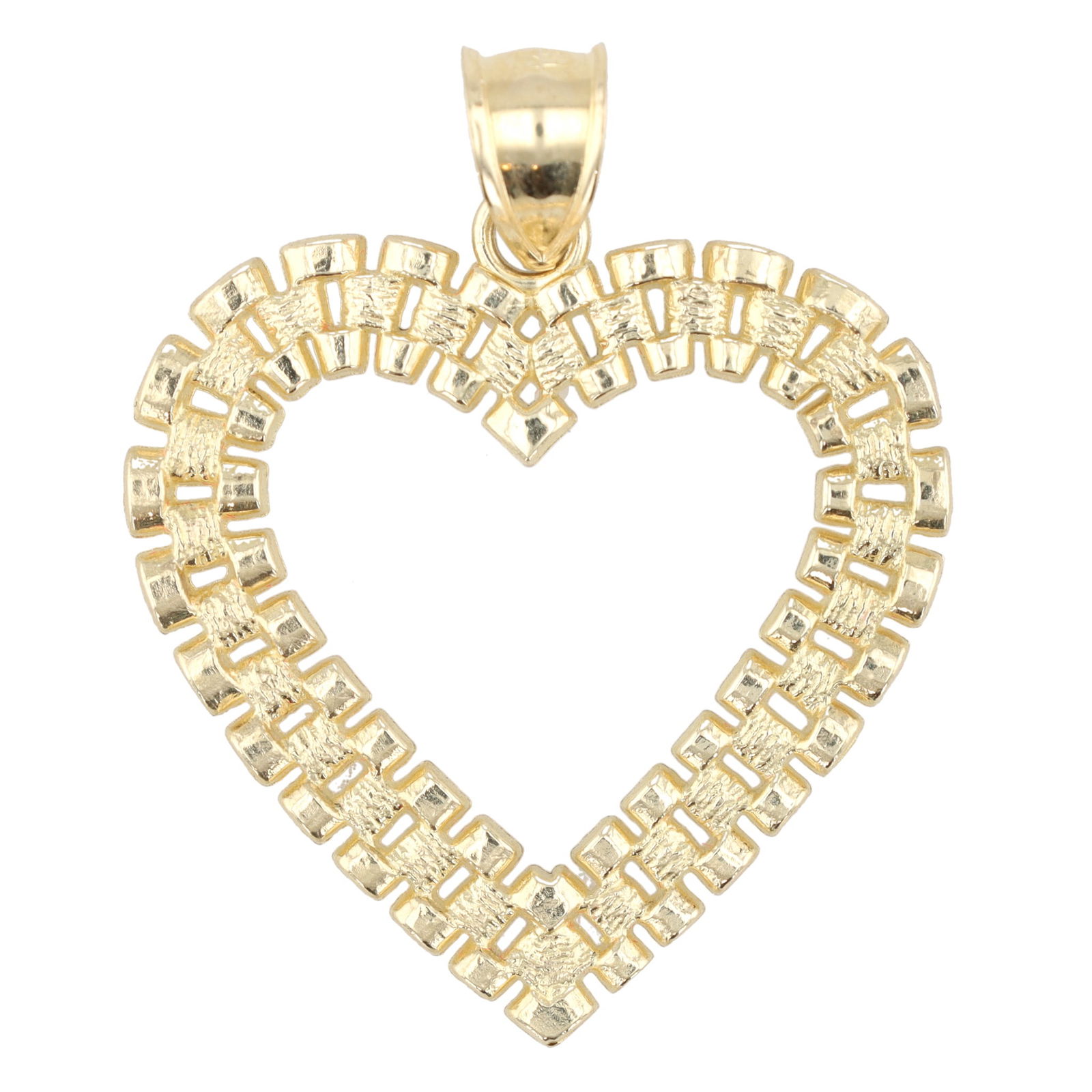 10K Gold Heart Pendant (1 of 4)
