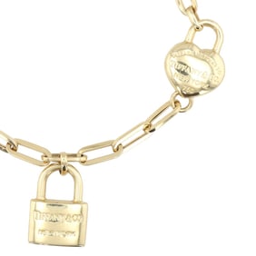 Tiffany & Co NY 18K Gold Heart Lock Bracelet