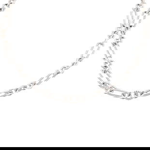 Judith Ripka Sterling Chain Necklace 49g: Judith Ripka Sterling Chain Necklace 49g