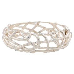 AC Studio Angela Cummings Sterling Hinge Bracelet 66g