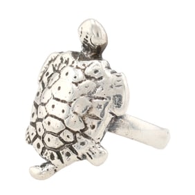 Sterling Silver Turtle Ring Sz. 7, 7.5g