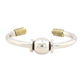 TS-80 Mexico Sterling Cuff Bracelet 30.5g