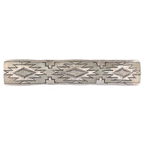 Vintage Navajo Sterling Hair Clip 8g