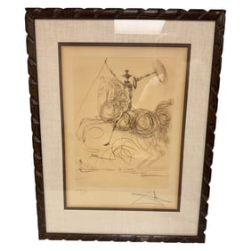 Salvador Dali "Don Quichotte (Horseman)" Signed and Numbered 171/200