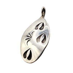 Signed Sterling Hoof Pendant