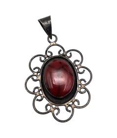 Mexico Sterling Jasper Pendant