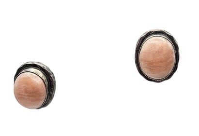 Mexico TC-91 Sterling Sunstone Earrings