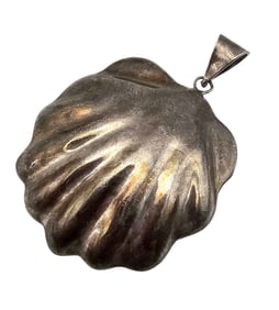Mexico TE-05 Sterling Shell Pendant