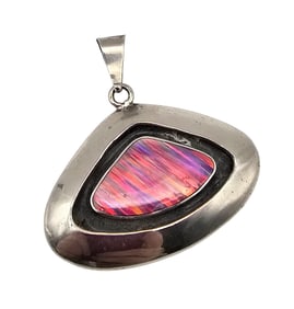 Mexico Sterling Opal Pendant