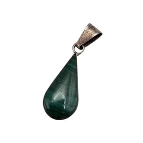 Mexico Sterling Malachite Pendant