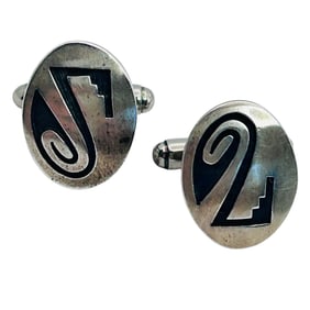 HOPI Signed DT Sterling Cufflinks 7.56 G