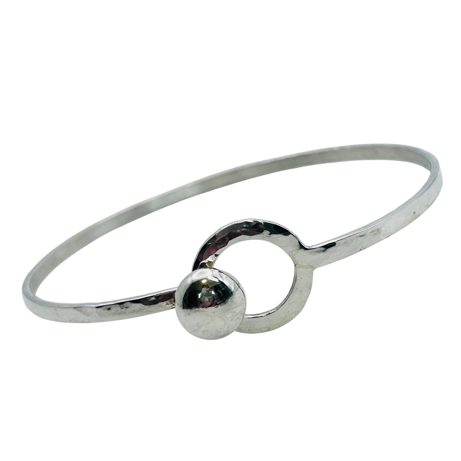 Parker, Sterling Hook Tension Clasp Bracelet 8.33 G: Parker Sterling Hook tension clasp bracelet 8.33 g
