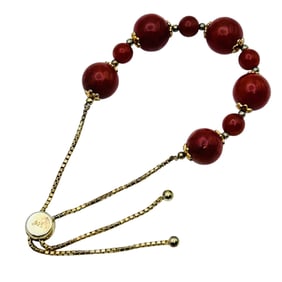 Carnelian Sterling Adjustable Bracelet 13.45 G
