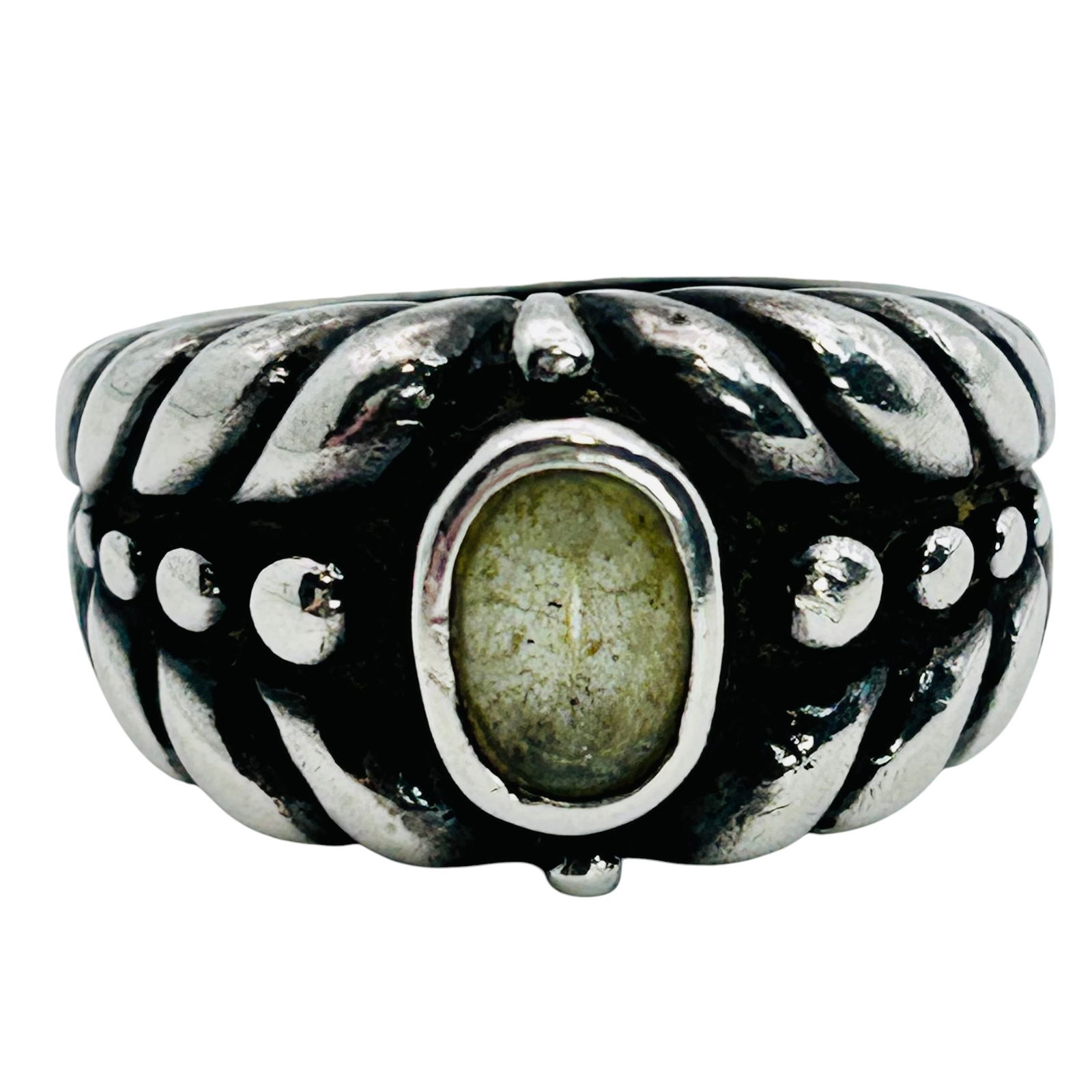 WCJ Sterling Topaz Ring Size 5.5, 10.17 G (1 of 6)