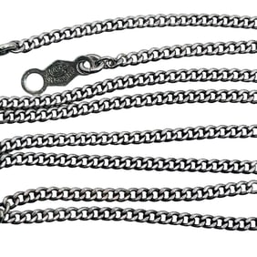 CA Co. Sterling Curb Chain Necklace, 2.17 G