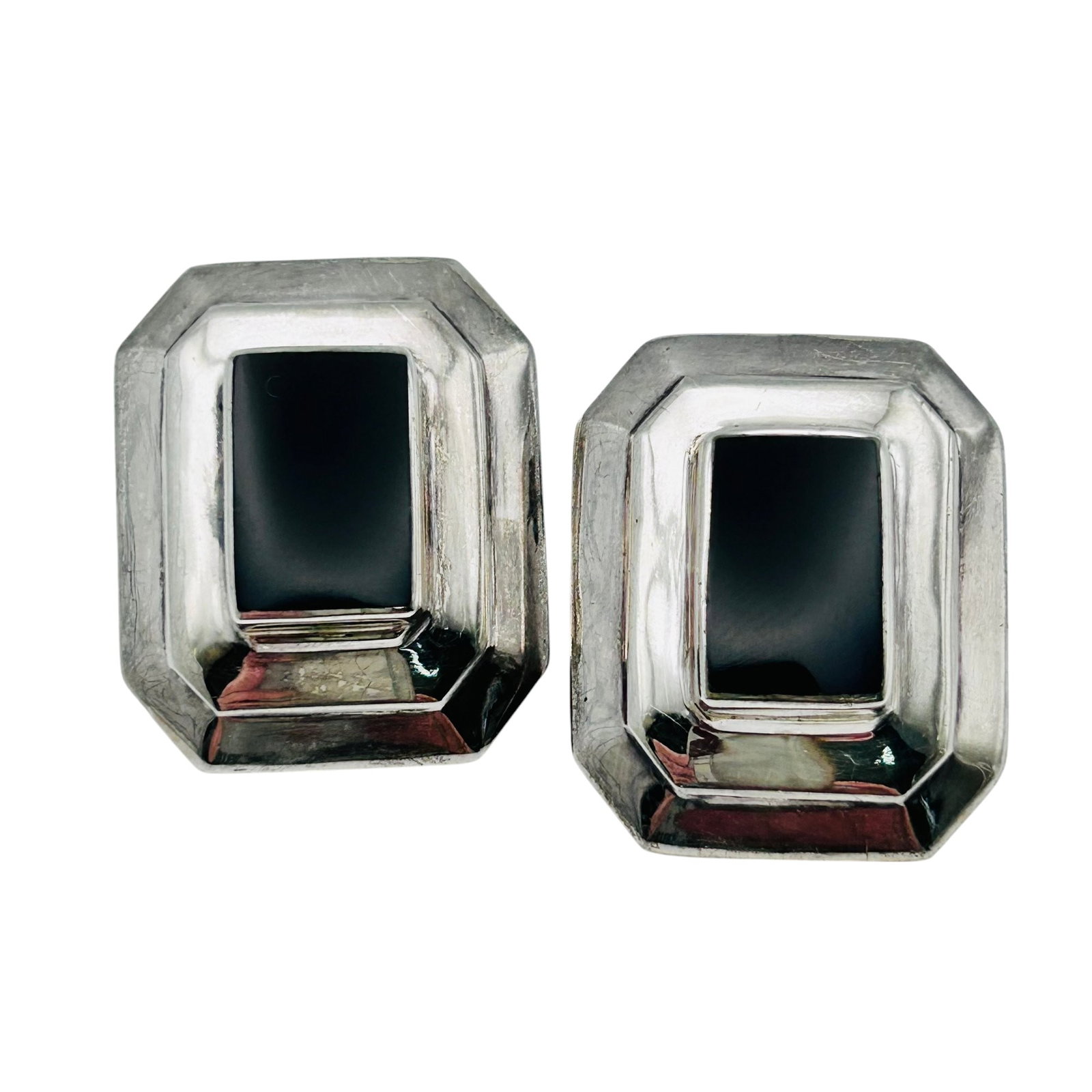 Chapel Zenray ONYX Rectangle Earrings 11.6 G: Chapel zenray ONYX rectangle earrings 11.6 g