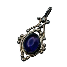 Amethyst Sterling Pendant 1.63 G