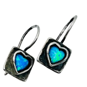 Israel Didae Opal Hook Back Earrings 2.67 G