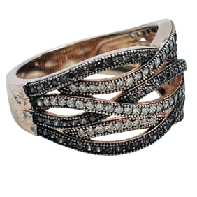 LaFonn Sterling Two Toned Ring Size 8, 5.15 G
