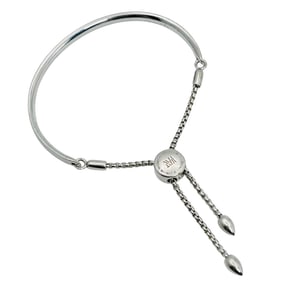 Monica Vinader Sterling Adjustable Bangle Bracelet 12.32 G