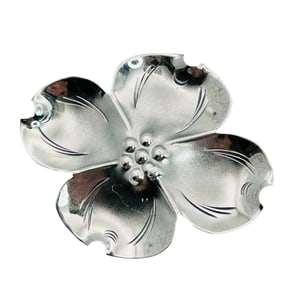 Stuart Nye Sterling Dogwood Flower Brooch 3.7 G
