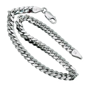 Ralph Lauren Italy Cuban Bracelet 12.8 G