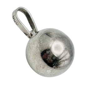 TAXCO TCH 12 Mexico Sterling Jingle Bell Pendant 8.58 G