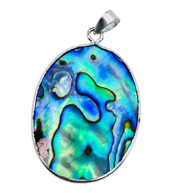 Abalone Sterling Pendant 1.63 G