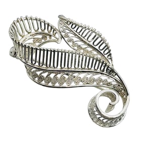 BIRKS Sterling Filigree Brooch 5.39 G
