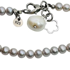 Sterling Pearl Bracelet 9 G