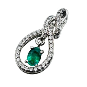 STS Gem Stone Sterling Pendant 1.82 G