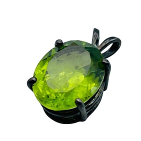 Emerald Sterling Pendant 2.01 G