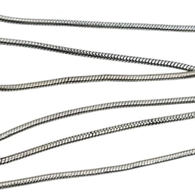 Italy, Sterling Round Chain Necklace 3 G