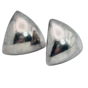 Simon Sebbac Sterling Triangle Clip On Earrings 30 G