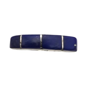 GK Native Lapis Sterling Silver Ring Size 6.75 1.3 G