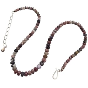 Jay King Mine Finds Multi Stone Sterling Silver Necklace 34.2 G