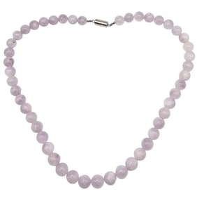 BBJ Kunzite Stone Necklace 73.6 G