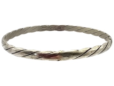 Mexico Sterling Silver Bangle Bracelet 14.3 G