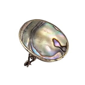 Mexico Alpaca Abalone Pill Box 6.7 G