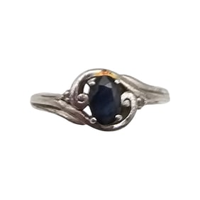 QG Topaz Sterling Silver Cocktail Ring Size 6.25 2.2 G