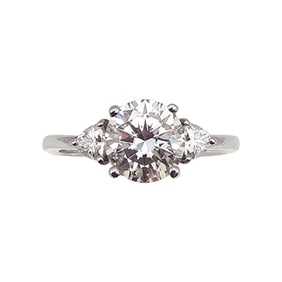 D'Joy Diamond Sterling Silver Cocktail Ring Size 8.75 2.9 G