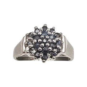 CI Topaz Sterling Silver Cocktail Ring Size 7.25 4.3 G