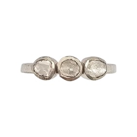 FC Diamond Sterling Silver Cocktail Ring Size 9.25 2 G