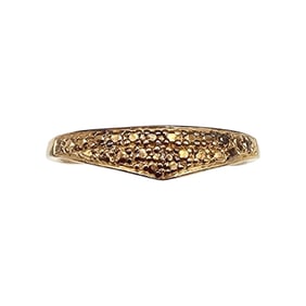 Ross Simons Diamond Gold Over Sterling Silver Cocktail Ring 9.5 2.8 G